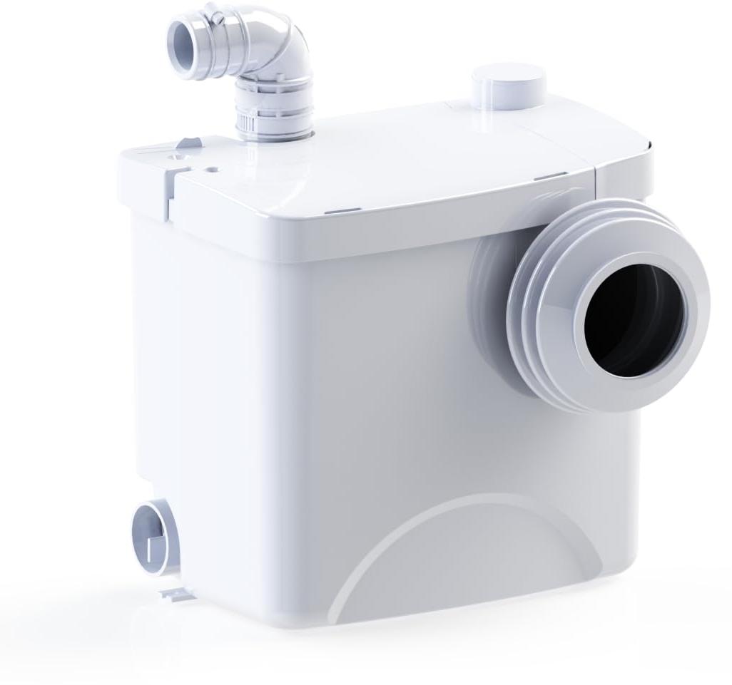 WC-Vermaler 470 W, Förderhöhe 4 m, 2 Anschlüsse, weiß