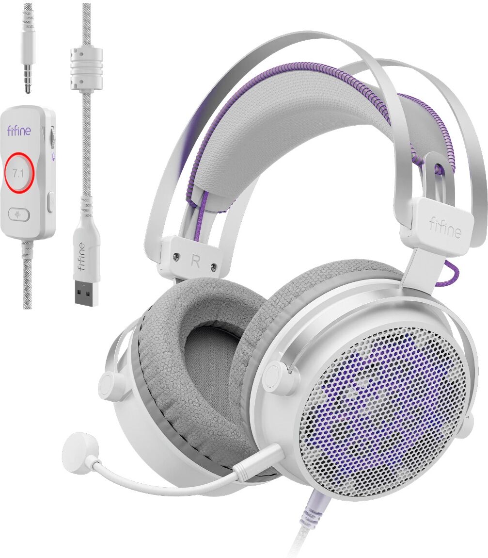 Fifine H18v Gaming Headset - Vit