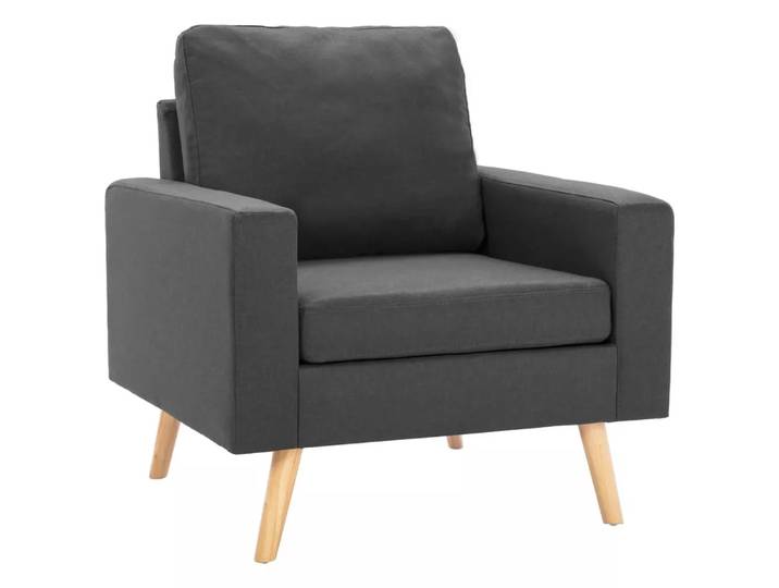VidaXL - Sessel gewebe, One Size, Grau