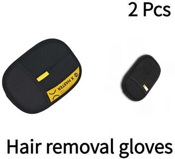 Inspire Select Upgrade Pet Hair Removal Grooming Gloves Reusable Anti Static Fur Remover For Dogs, Cats, Furniture & Clothing s m Black