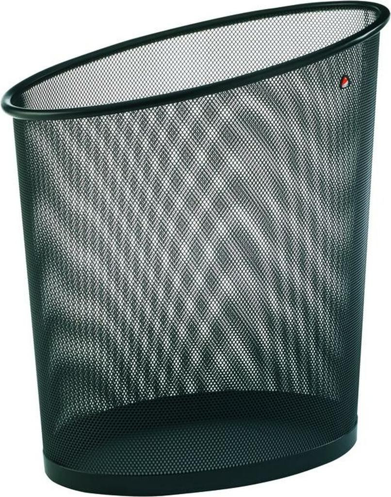 Alba Meshcorb N Papierkorb van Draadmetaal, 18 L, Zwart