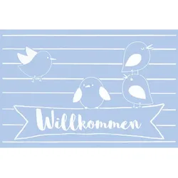 buttinette Schablone "Willkommen", 59 x 39 cm