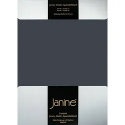 Janine Spannbetttuch Elastic-Jersey 5002 titan 200x200 cm