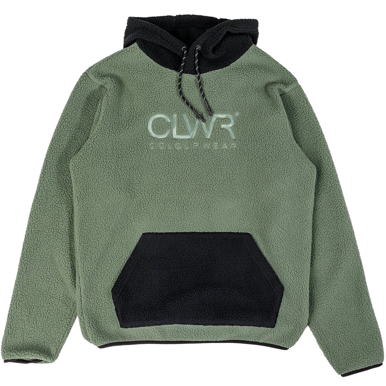 Colourwear Hoodie TEDDY 2.0 dk sage - L