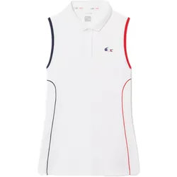 Lacoste, Damen, Sportshirt, French Team (38), Weiss