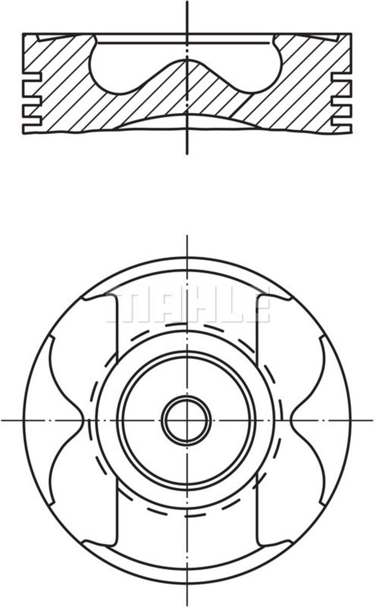 Mahle Pistone 022 26 01