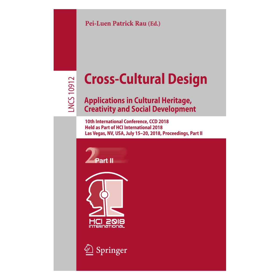 Springer Cross-Cultural Design. Applications in Cultural Heritage, Creativity and Social Development (Englisch, Softcover, Pei-Luen Patrick Rau) (55984515)