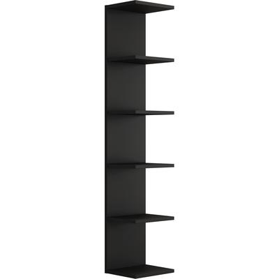Wandregal OTTO HOME "Moid", schwarz (anthrazit), B:29,8cm H:150cm T:25cm, Holzwerkstoff, Regale, Wandregal, dekorativer Stauraum, Wandmontage