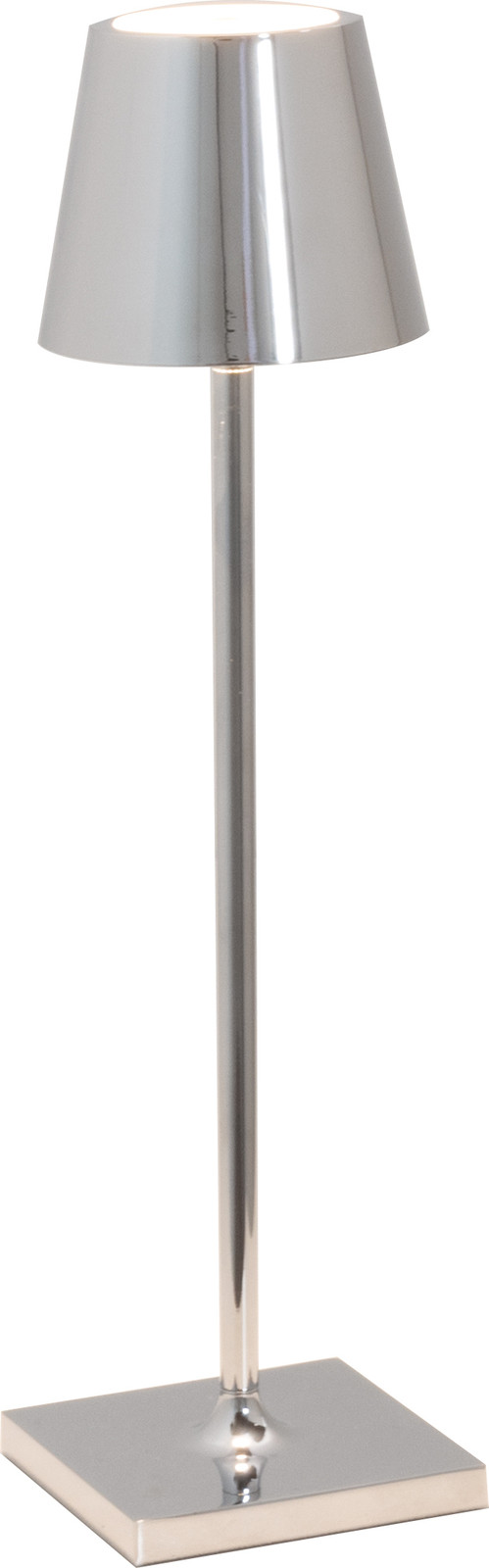 Zafferano Poldina Pro Micro LED accu tafellamp chroom