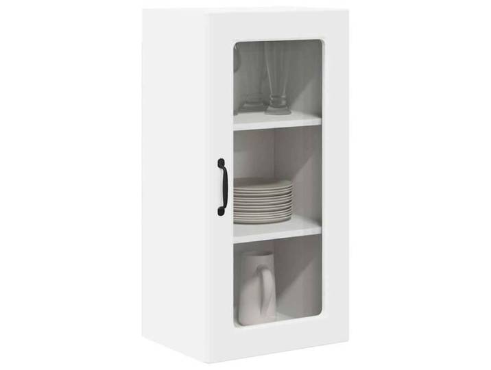 Promo 2026 Armoire de cuisine (2 pcs) Armoire/Vitrine/Placard - SOLOMON - meuble de cuisine - Fixation sur pied - Blanc 40x31x8