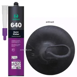 Ramsauer 640 Dicht Kleber anthrazit 1K Hybrid Klebstoff 460g/310ml Kartusche