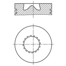 Kolben MAHLE 002 99 00 für Mercedes-Benz T2/Ln1