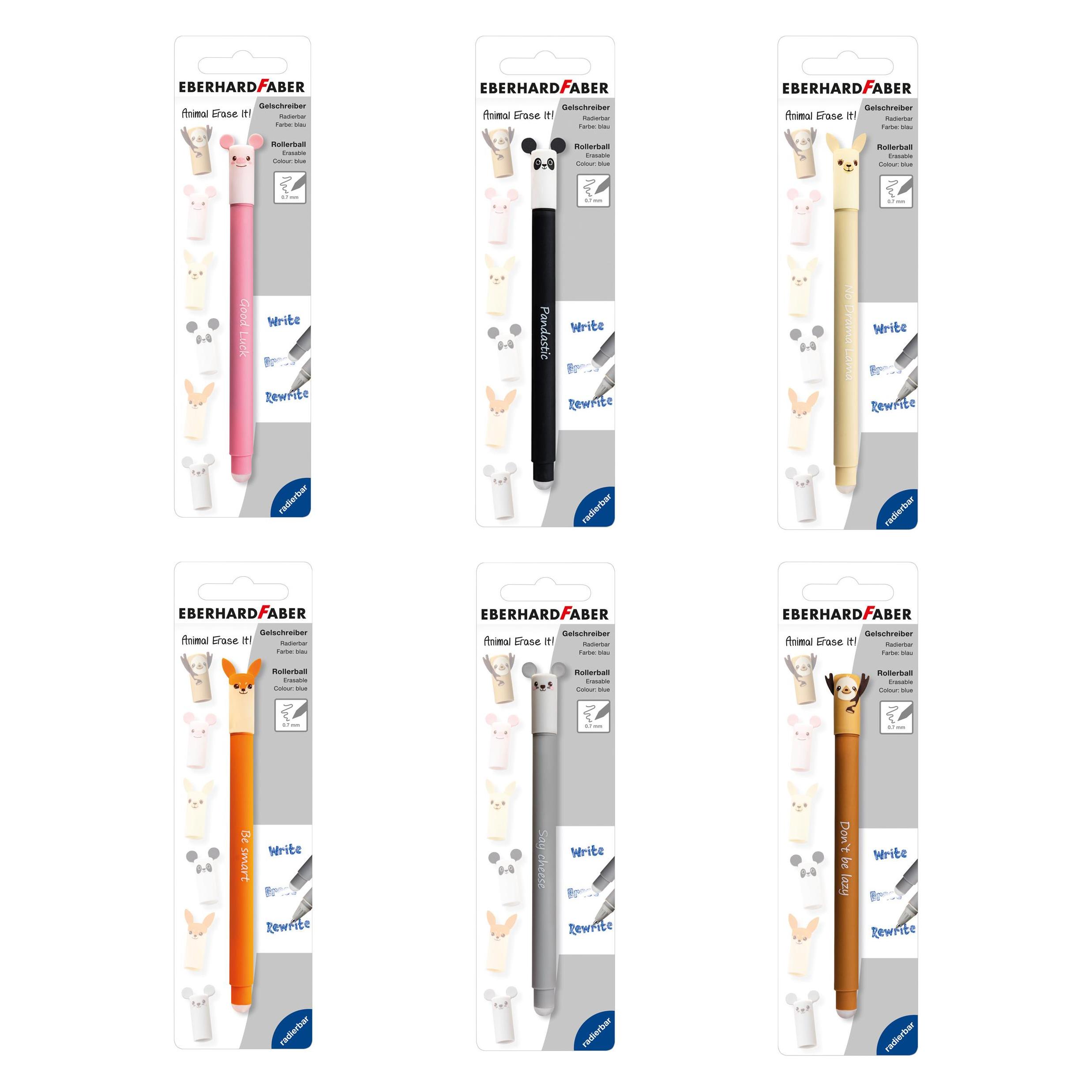 Magni Gelschreiber Animal Erase it! 0,7mm sortiert (582188)