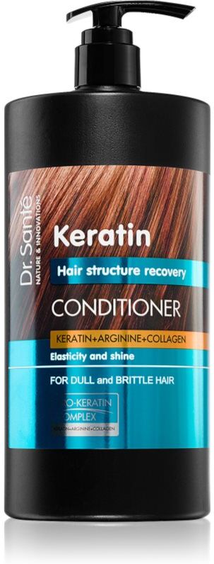 Dr. Santé Keratin regenerierender Conditioner für zerbrechliches Haar ohne Glanz 1000 ml