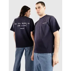 Another Cotton Lab Wanna Go Washed T-Shirt blue Gr. L