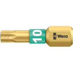 WERA 05066100001 - Bit TORX (TX), T10 x 25 mm, Torsion, Diamant