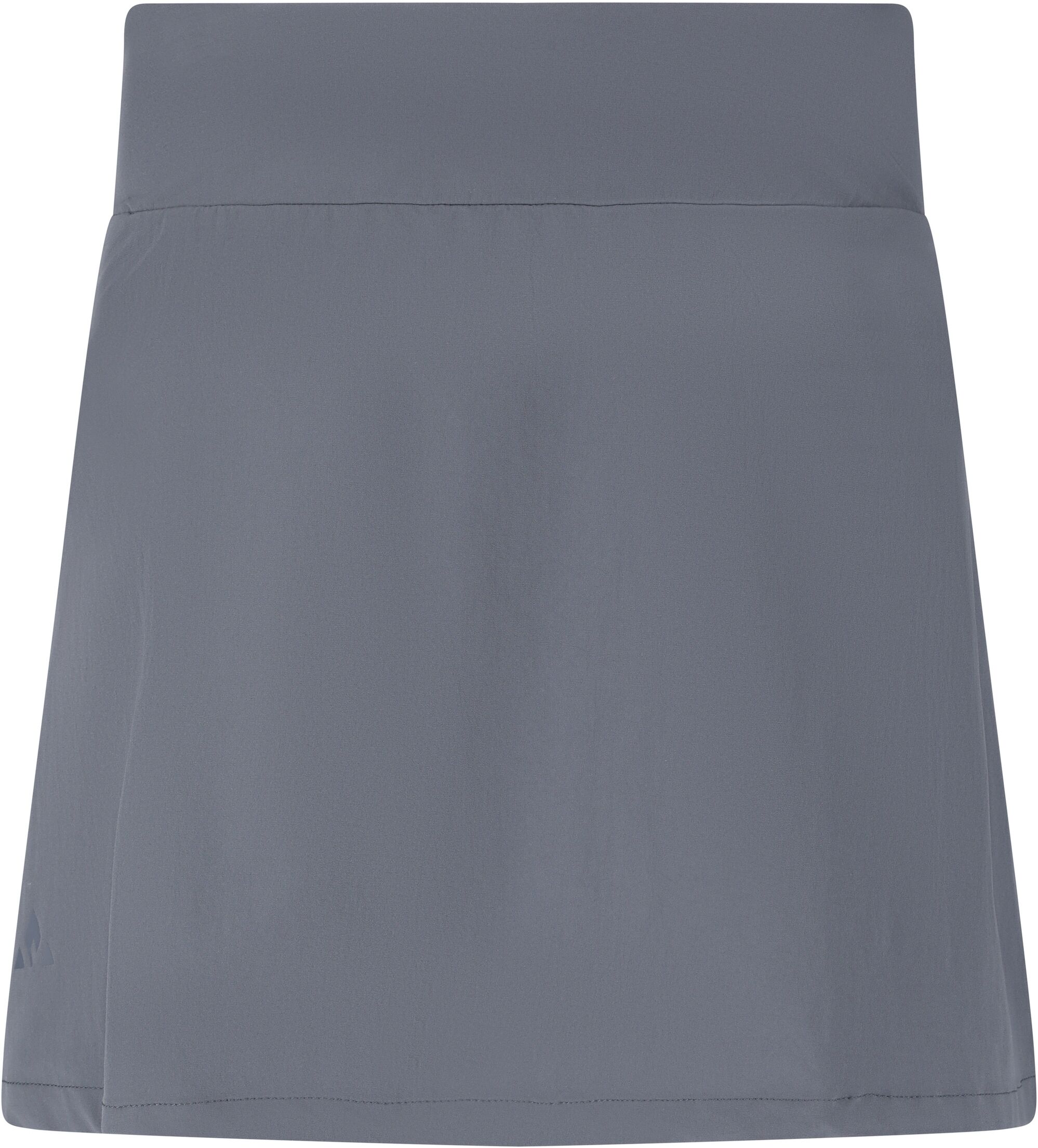 Sommerrock WHISTLER "Maura", Damen, Gr. 48, grau (blau, anthrazit), 90% Polyamid, 10% Elasthan, unifarben, kurz, Röcke, im robusten Design für Outdooraktivitäten