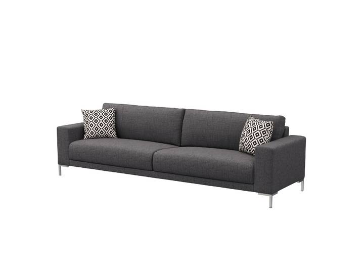 Sofa NOREEN 3-Sitzer anthrazit