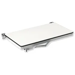 Hewi System 900 Duschklappsitz 900.51.21140 692 x 359 mm, rechteckig, poliert