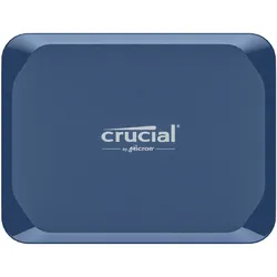Crucial X10 Portable SSD 1TB Blau Externe Solid-State-Drive, USB 3.2 Gen 2x2