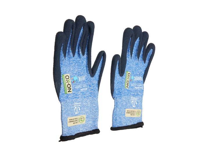 Ox-On Handschuh Recycle Junior Blau Gr. 6-8