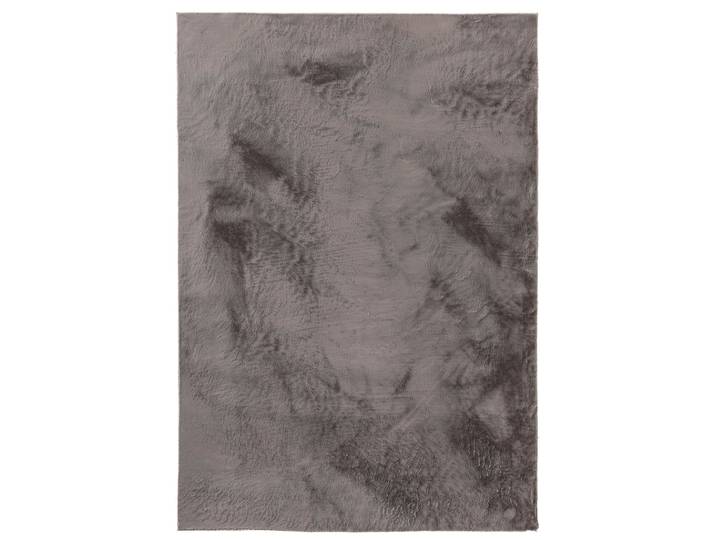 Tapis fausse fourrure gris 200x290