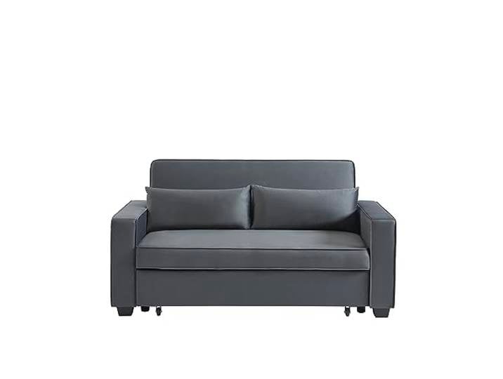 BAÏTA Sofa Lena, 3-Sitzer, Velours, Grau