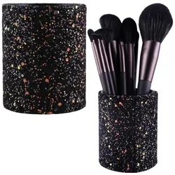 Behälterbecher für Pinsel und Zubehör Glitter Black