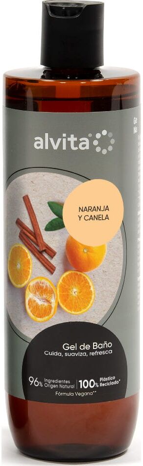 Alvita gel de Baño Naranja Canela 400 ml