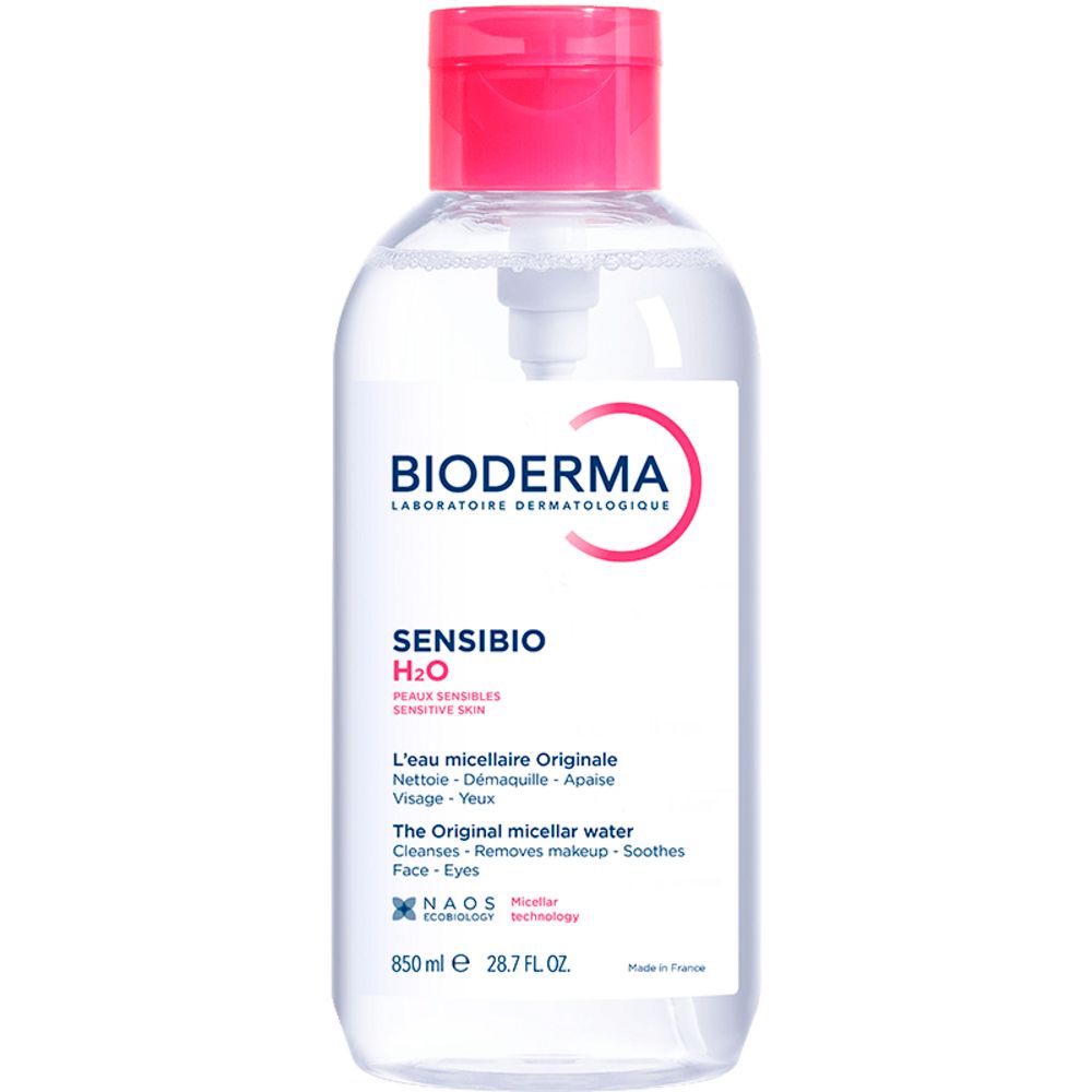 Bioderma Sensibio H2O Rein.Lsg.Mizellenwasser Pump 850 ml Lösung