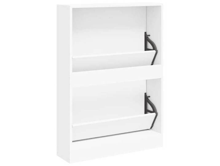 NEUF Meuble de rangement élégant abri de chaussures - Meuble à chaussures Blanc 59 x 17 x 81cm Bois d'ingénierie FR00_20694862734