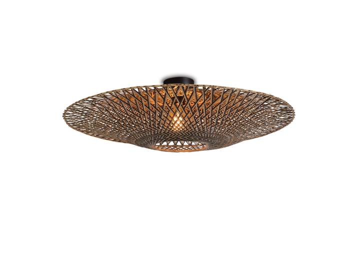 GOOD & MOJO - Plafonnier Bali - Bois naturel - Bambou