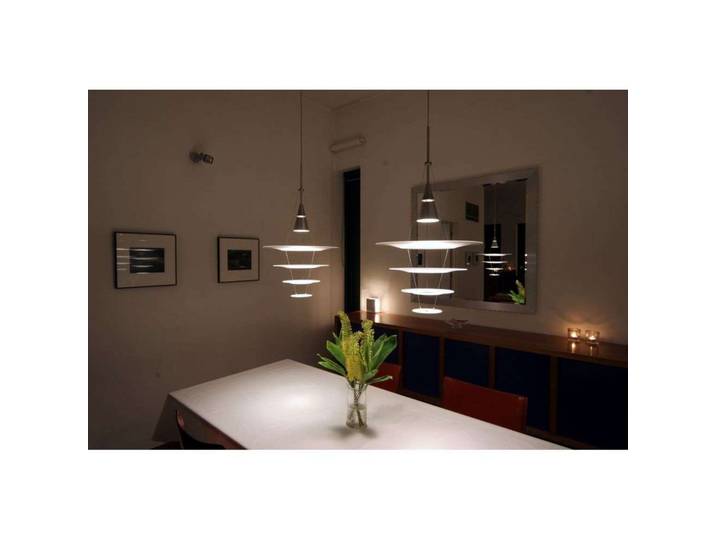 Enigma 545 Pendelleuchte Black - Louis Poulsen - Wohnzimmer - Aluminium