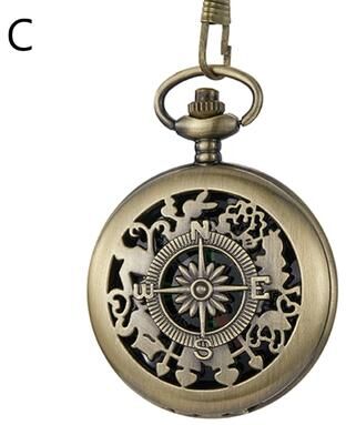 Multisell Products Hub Vintage Bronze Pocket Watch Compass Retro Compass Pocket Watch For Hiking & Survival Navigation c