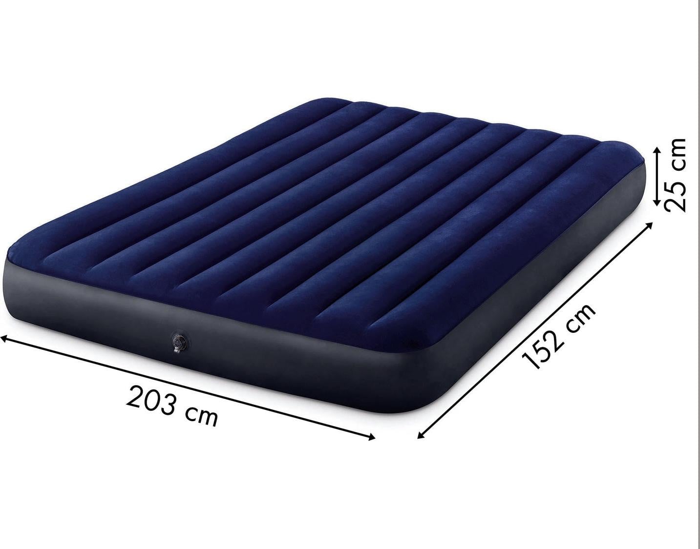 Intex 64759 Grote opblaasbare luchtbed voor 2 personen, 150 x 200 cm