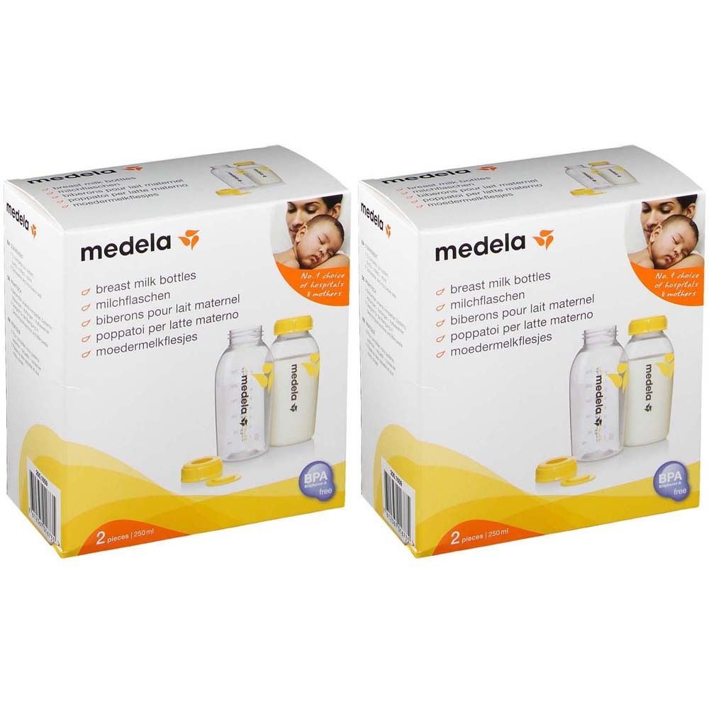 Medela Milchfl SET 250Ml x2 2x2 St Flaschen