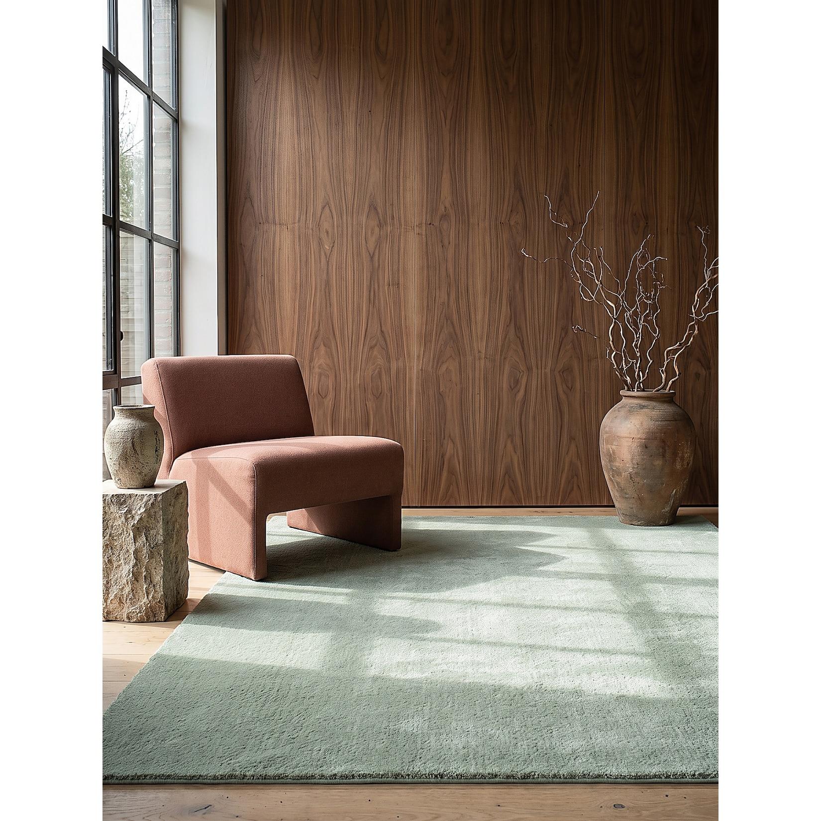 Teppich Hochflor Grün 200x280 cm - ALDAN Kadima Design