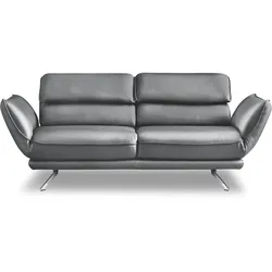 Sofa 2 Sitzer Rolf Weber HAMM (BHT 166x84x98 cm) - Bezug: Leder - BHT 166x84x98 cm