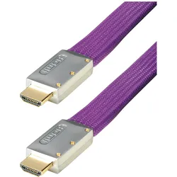 Maxtrack High Speed HDMIÂ-Kabel mit Ethernet (2 m), Videokabel, Violett