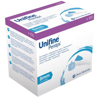 Unifine Pentips Kanüle 31 G 8 mm 100 St