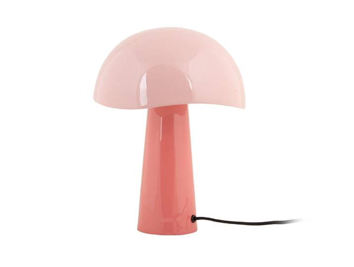 Leitmotiv - Lampe de table Grato - Rose - Ø25cm Lampe de table - Lampe de chevet\, salon\, chambre à coucher