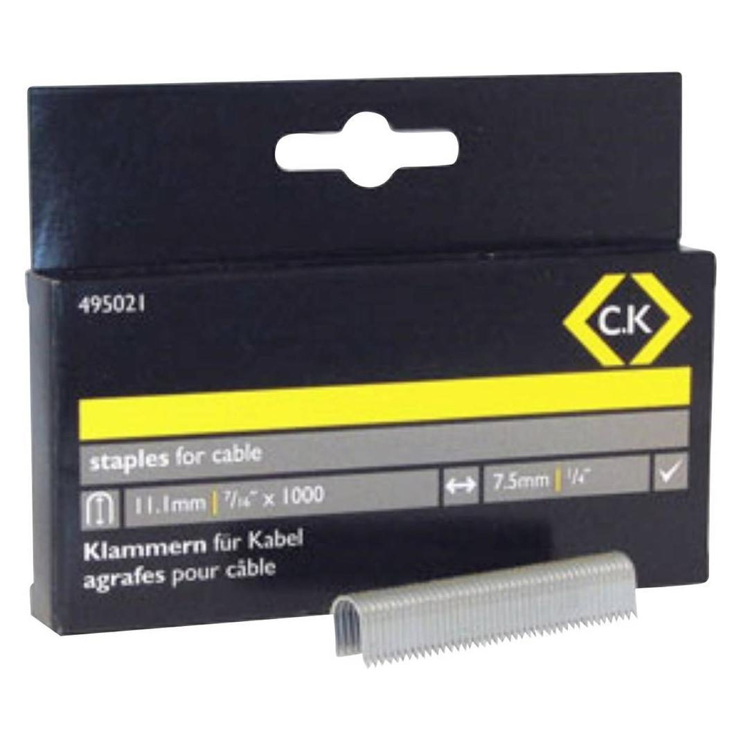 C.K Magma Klammern für Tacker, halbrund, 7.5 x 10 mm (1x) (495021)