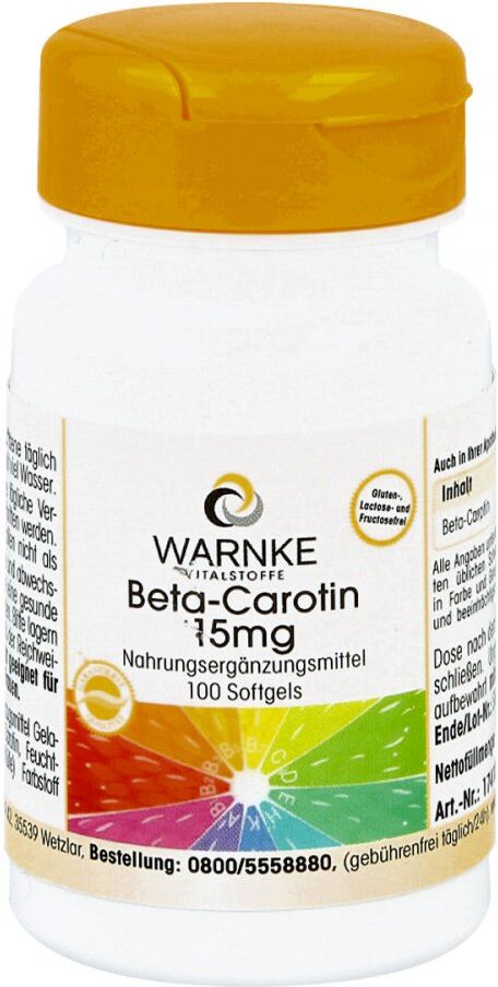 Beta Carotin Kapseln 15 mg