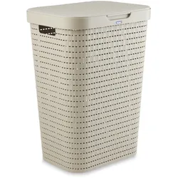 Wäschesammler COUNTRY (BHT 42x57x32 cm) - beige - BHT 42x57x32 cm