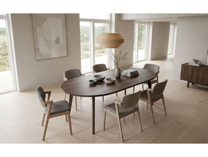 Table : Rhodes Noyer (américain) Naturel huilé