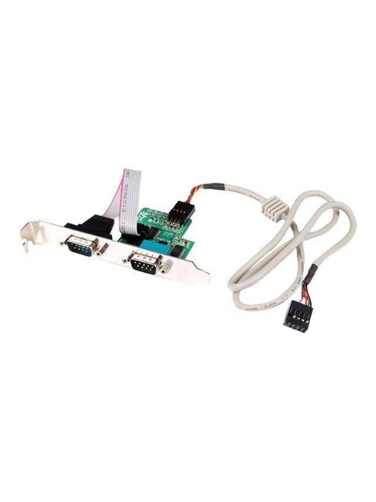 StarTech.com 24in Internal USB Motherboard Header zu 2 Port Serial RS232 Adapter - Seriell Adapter