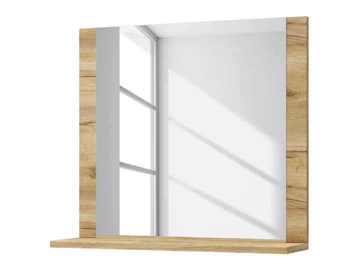 Miroir VCB 10 60cm Bois/Imitation chêne Panneau aggloméré, enduit 60cm