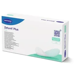 ZETUVIT Plus Oval 6,5x17,5 cm Wundauflage