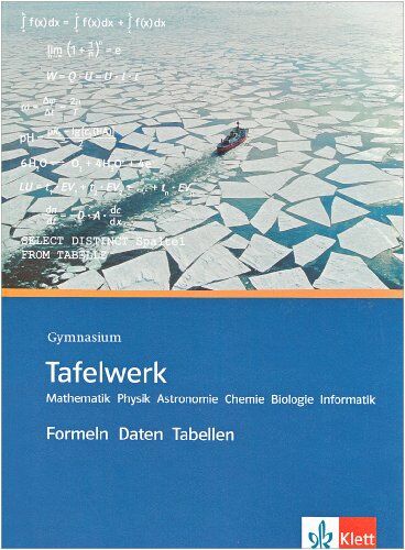 Hans-Jerg Dorn - Tafelwerk. Mathematik, Physik, Astronomie, Chemie, Biologie, Informatik. Gymnasium: Formeln, Daten, Tabellen - Preis vom 07.10.2026 11:45:10 h