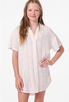 O'Neill s Kyra Cover Up Dress in Vanilla, Size XL, Viscose